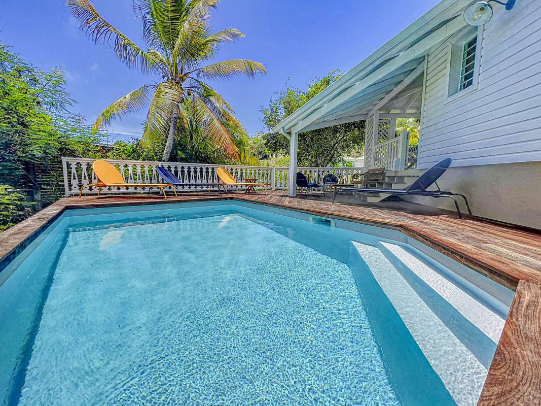 A louer villa Baie Orientale Saint Martin_ Piscine - 2